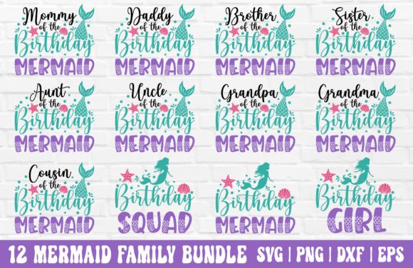 Download Mermaid Birthday SVG Bundle - Premium Resources