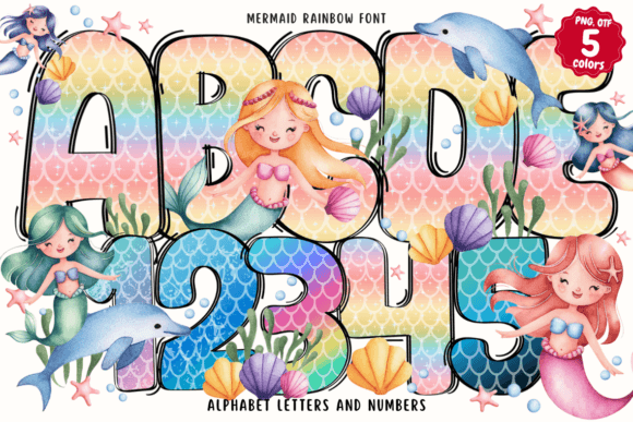 Download Mermaid Rainbow - Rainbow Collection