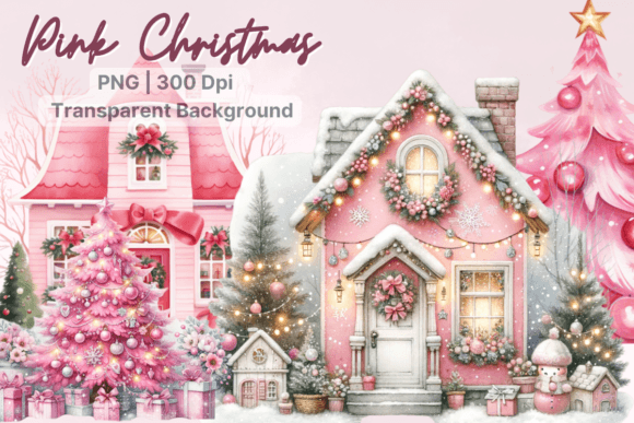 Download Pink Christmas Collection Clipart PNG - Pink Collection