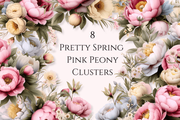 Download Watercolor Flower Clipart - Pink Peony - Pink Collection